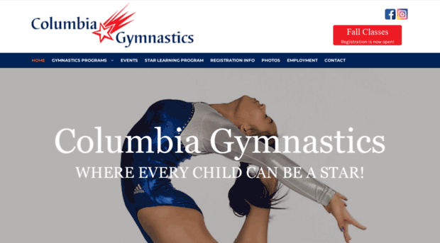 columbiagymnastics.com