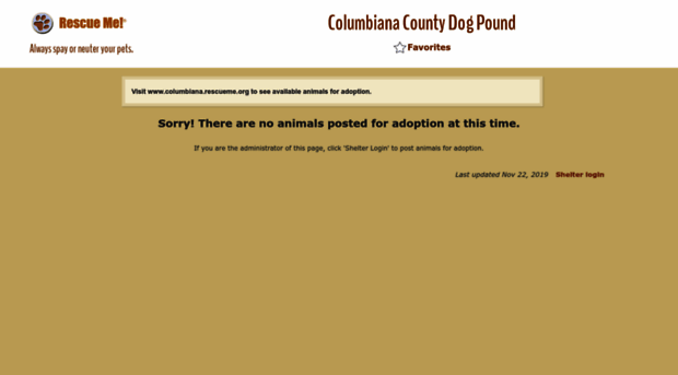 columbianacountydogpound.rescueme.org