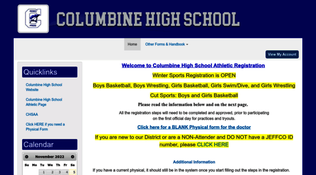 columbinehs-ar.rschooltoday.com