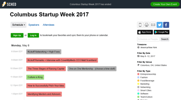 columbusstartupweek2017.sched.com