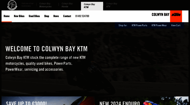 colwynbayktm.com