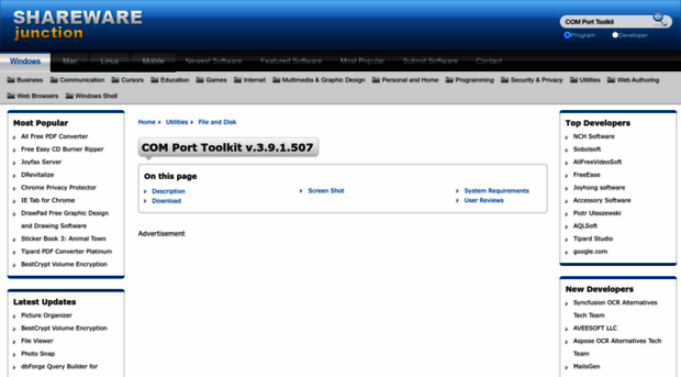 com-port-toolkit.sharewarejunction.com