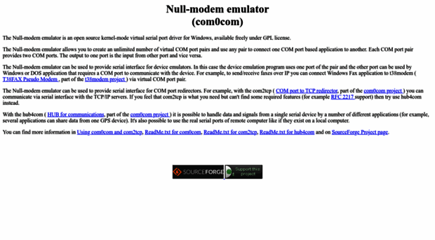 com0com.sourceforge.net
