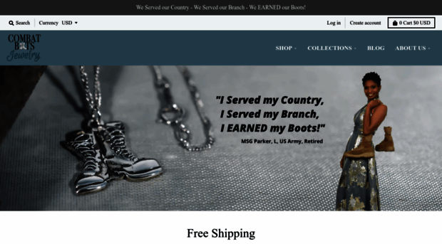 combatbootsjewelry.com