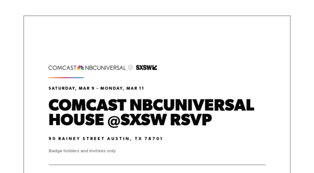 comcastnbcuhousersvp.splashthat.com