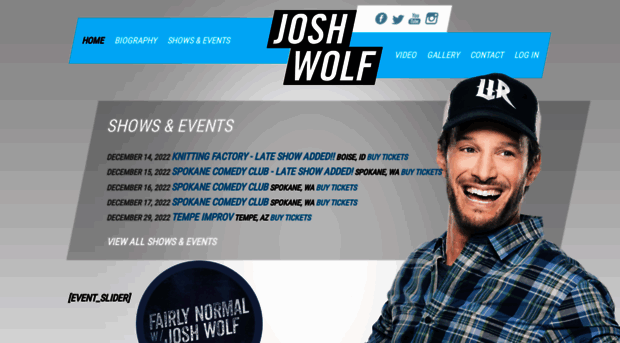 comedianjoshwolf.com