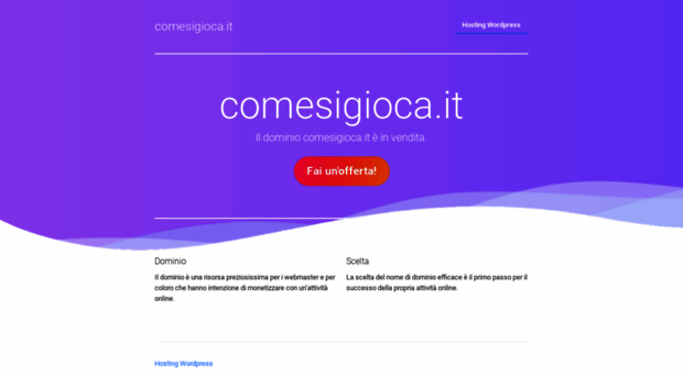 comesigioca.it