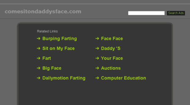 comesitondaddysface.com