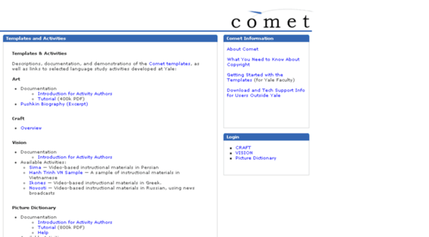 comet.cls.yale.edu