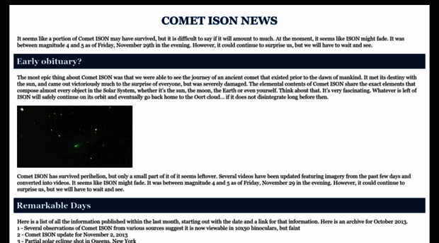 cometisonnews.com