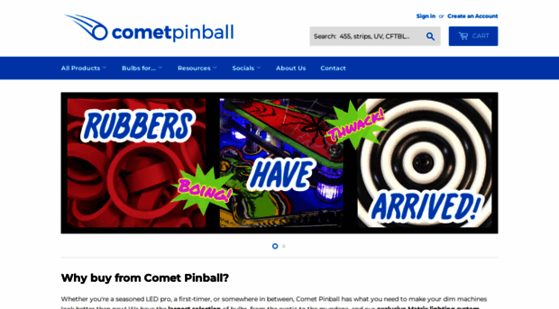 cometpinball.com
