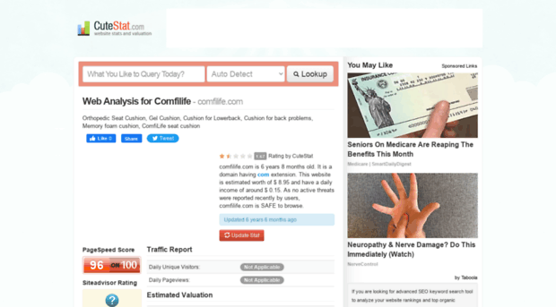 comfilife.com.cutestat.com