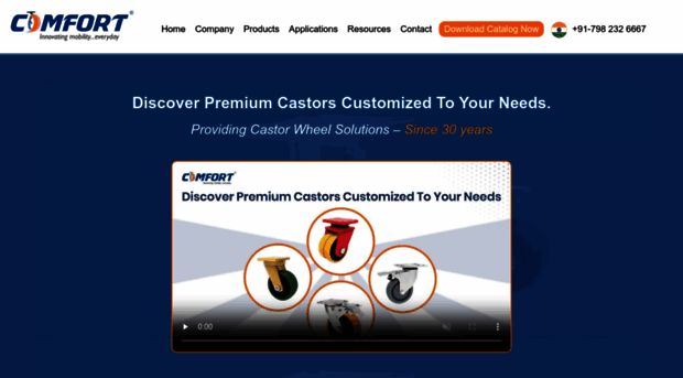 comfortcastors.com