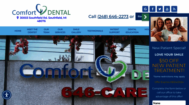 comfortdentalmichigan.com