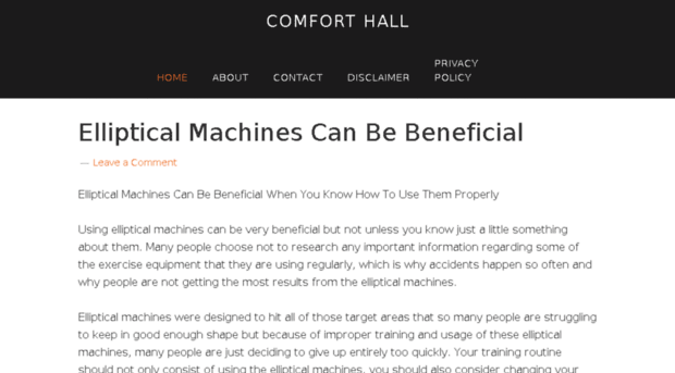 comforthall.com