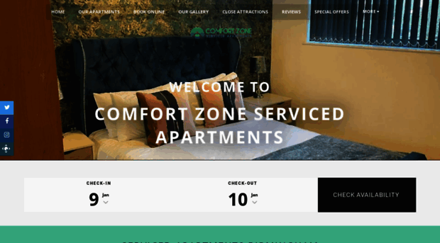 comfortzoneapartments.com