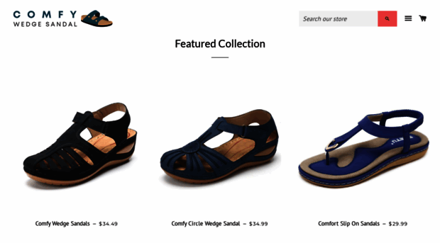 comfywedgesandal.com