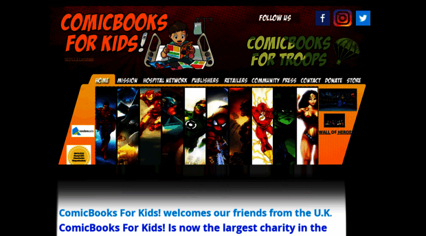 comicbooksforkids.org