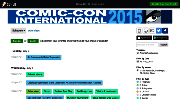 comiccon2015.sched.org