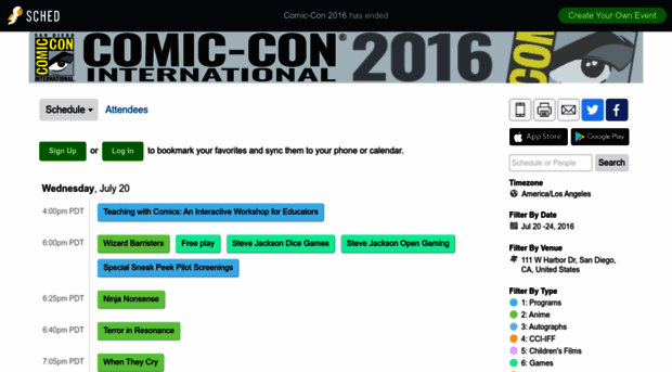 comiccon2016.sched.com