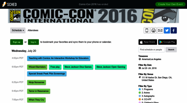 comiccon2016.sched.org