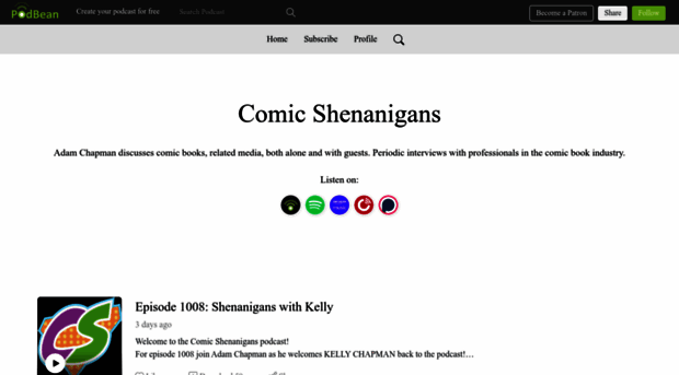 comicshenanigans.podbean.com