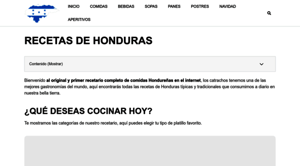 comidashondurenas.com