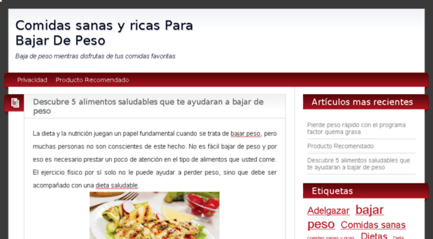comidassanasyricasparabajardepeso.com