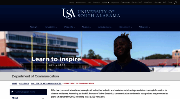 comm.southalabama.edu