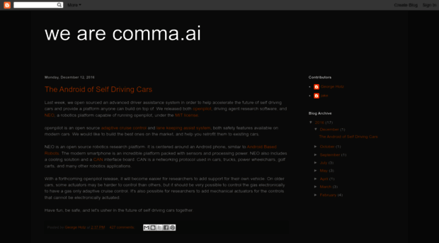 commaai.blogspot.com