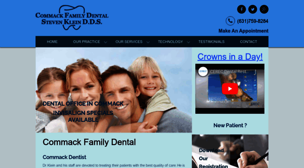 commackfamilydental.com