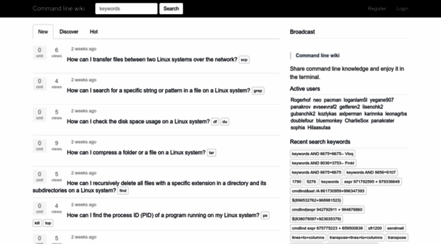 commandline.wiki