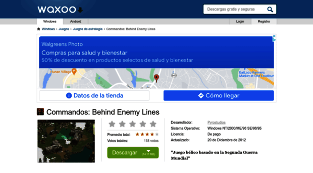 commandos-behind-enemy-lines.waxoo.com