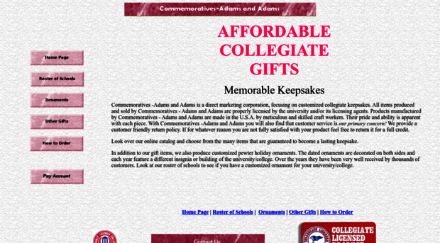 commemorativesadams.com