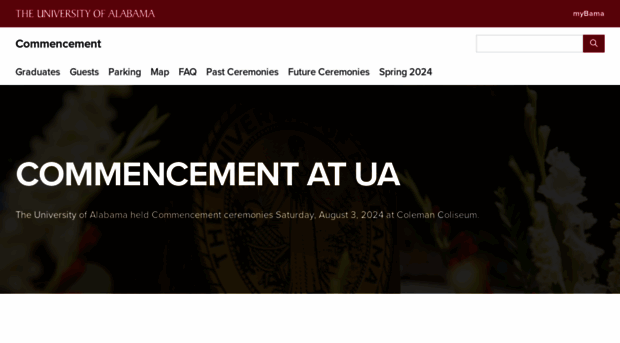 commencement.ua.edu