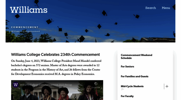 commencement.williams.edu