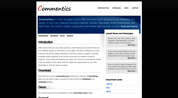 commentics.sourceforge.net