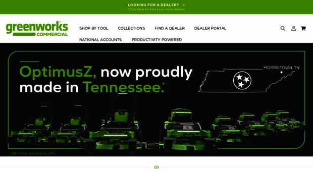 commercial.greenworkstools.com