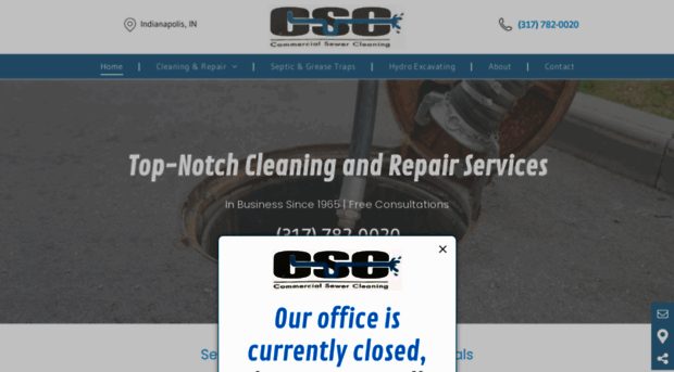 commercialsewercleaningin.com