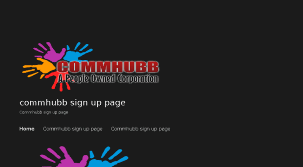 commhubbsignuppage.wordpress.com