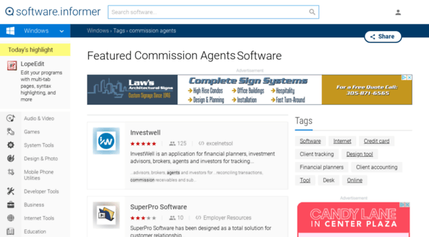 commission-agents.software.informer.com