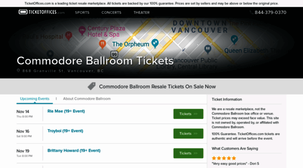 commodoreballroom.ticketoffices.com