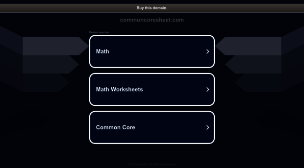 commoncoresheet.com