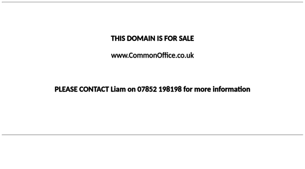 commonoffice.co.uk