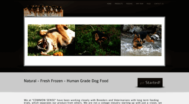 commonsensedogfood.com