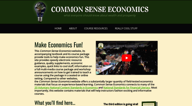 commonsenseeconomics.com