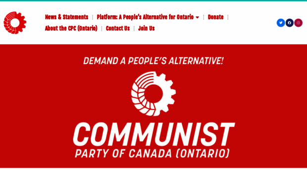 communistpartyontario.ca