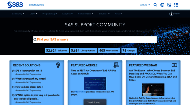 communities.sas.com