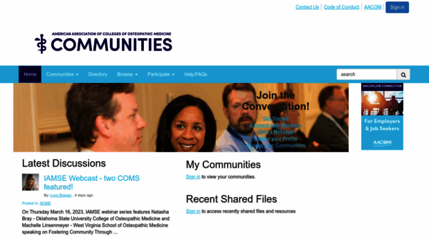 community.aacom.org