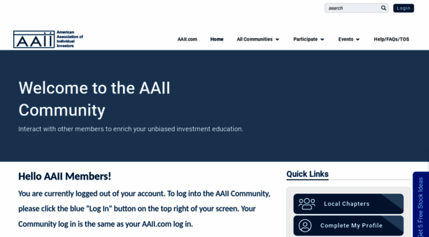 community.aaii.com